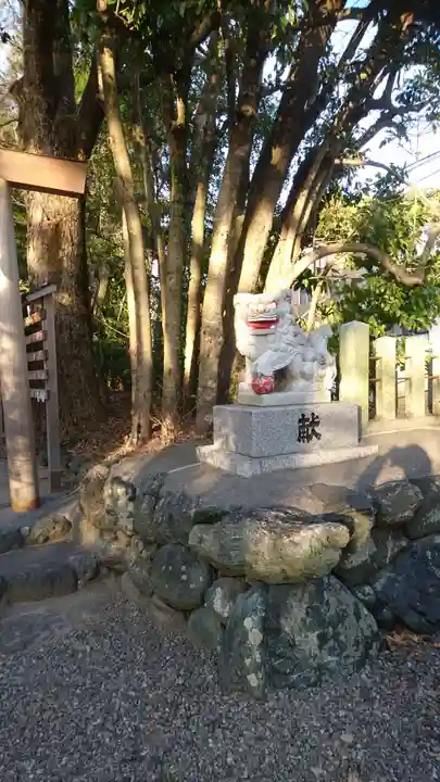 須原大社の狛犬