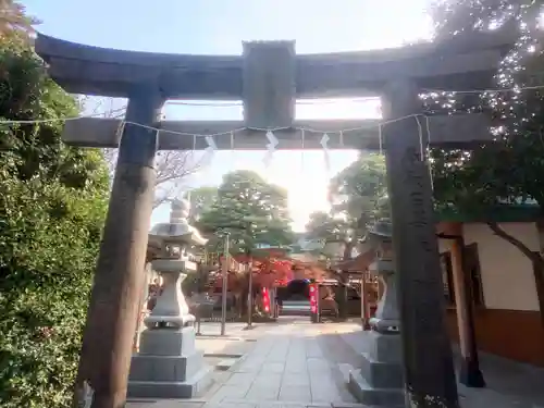 久留米宗社　日吉神社の鳥居