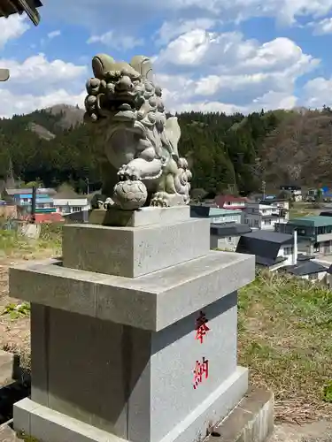 白符大神宮の狛犬