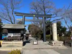 松陰神社の鳥居