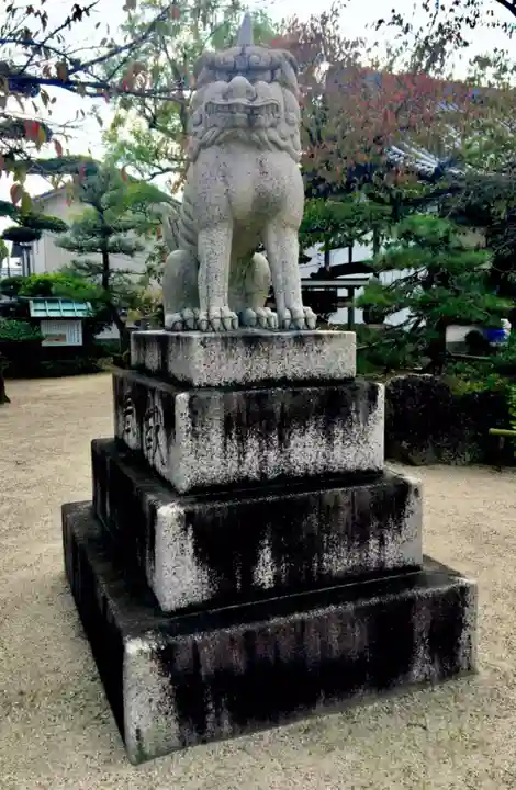 誉田八幡宮の狛犬