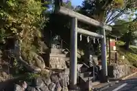 阿久津「田村神社」(郡山市阿久津町)旧社名:伊豆箱根三嶋三社の鳥居