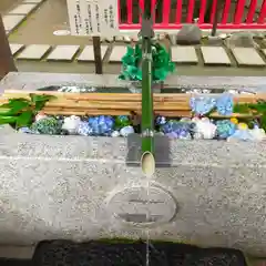 新田神社の手水