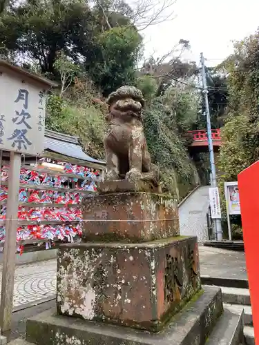 江島神社の狛犬