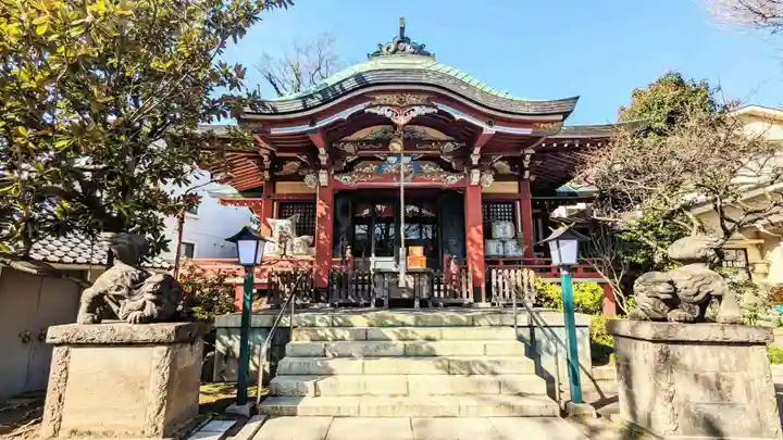 千住本氷川神社の本殿・本堂