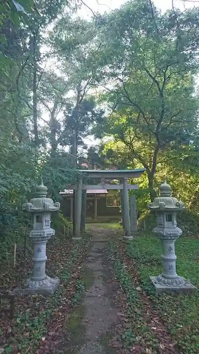 空素沼神社の鳥居