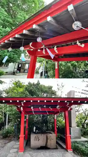 函館厳島神社の手水舎