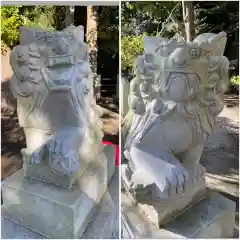 白山神社の狛犬