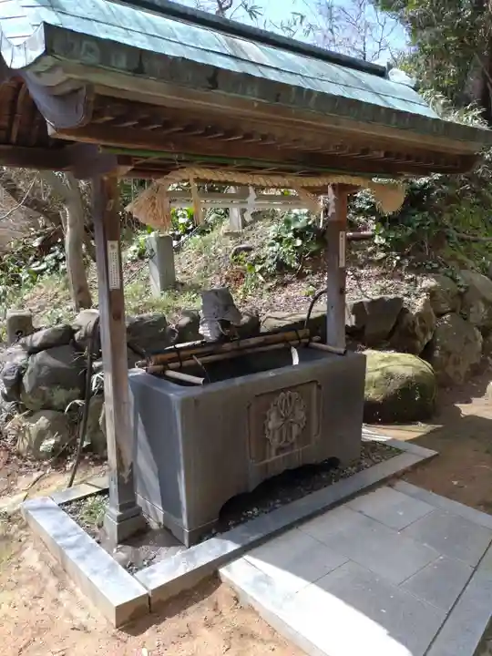 三国神社の手水舎