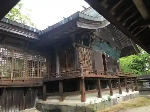 與止日女神社の本殿