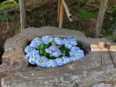 上合寺の手水舎