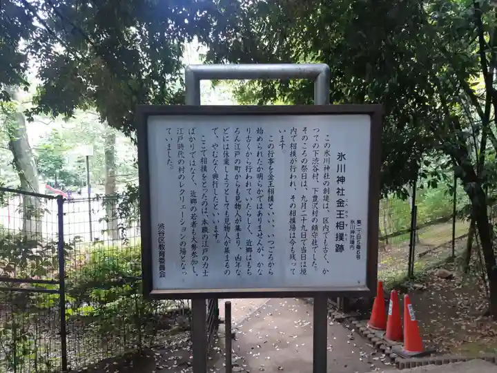 渋谷氷川神社の歴史