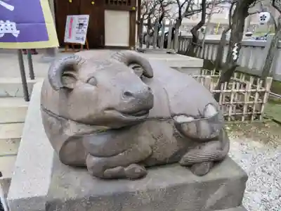 牛天神北野神社の狛犬