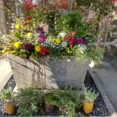 國魂神社の手水舎