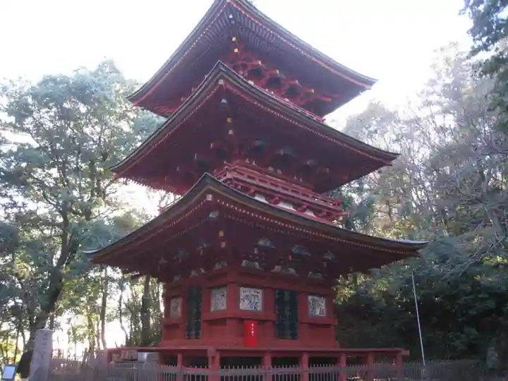 岩舟山高勝寺の塔