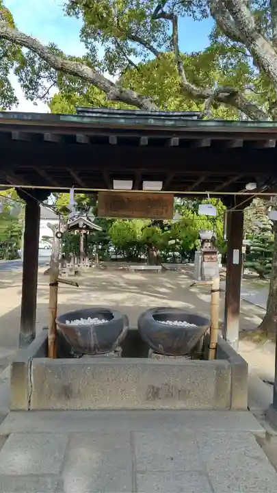 大元 宗忠神社の手水舎