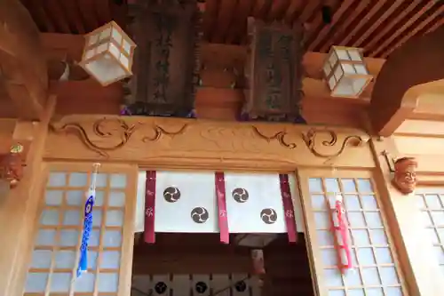 阿久津「田村神社」（郡山市阿久津町）旧社名：伊豆箱根三嶋三社の本殿・本堂