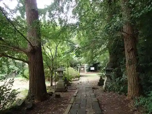 葦不合神社の自然