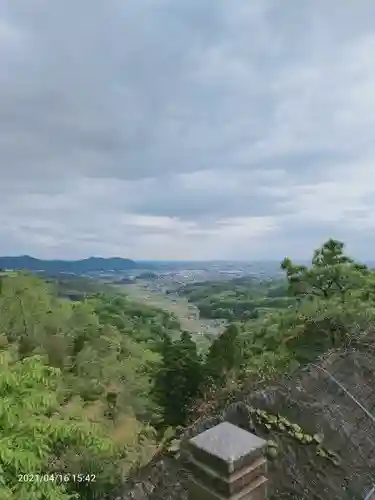 唐澤山神社の景色