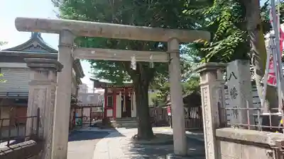 白幡八幡神社の鳥居