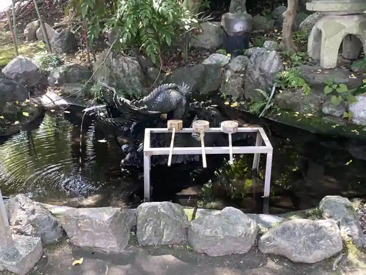 若宮神明社の手水舎