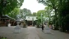 星川杉山神社の庭園