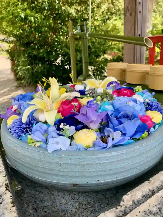 早馬神社の手水舎