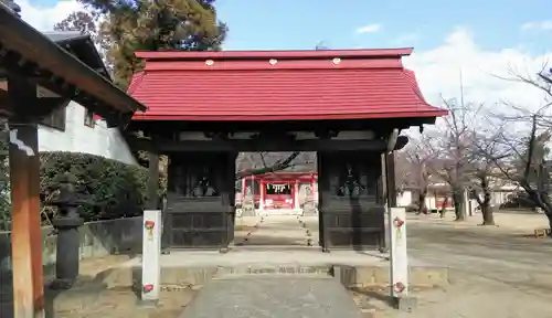 石和八幡宮(官知物部神社)の山門