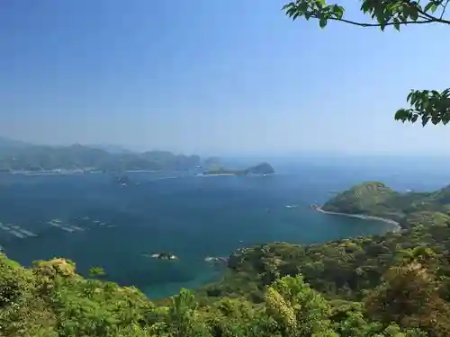 島野浦神社の景色