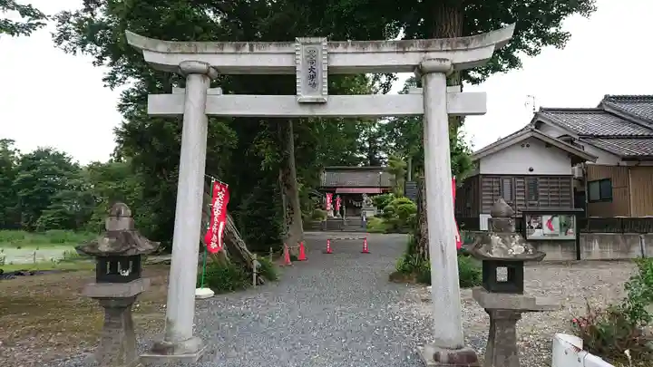 北向神社の鳥居