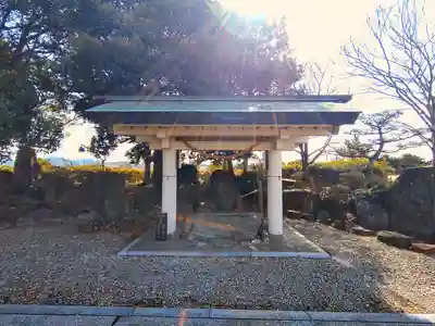 神明社（上細池神明社）の手水舎