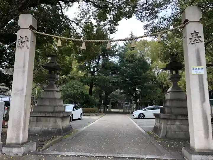 九所御霊天神社の鳥居