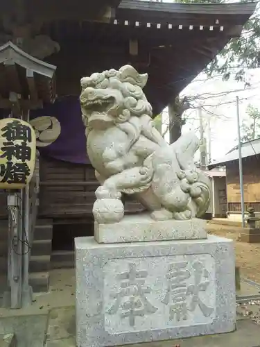 今泉神社の狛犬