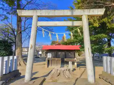 神明社(大海道町)の鳥居