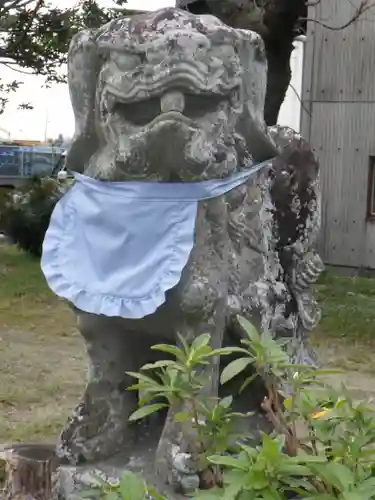 雨降神社の狛犬