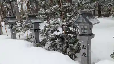 信濃神社の庭園