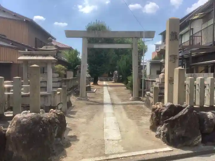 熊野社(新生)の鳥居