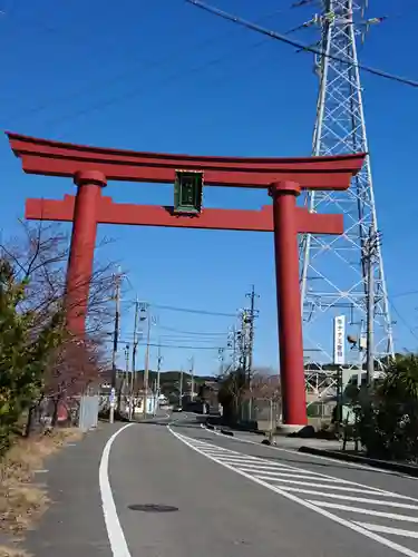 桜ヶ池池宮神社の鳥居