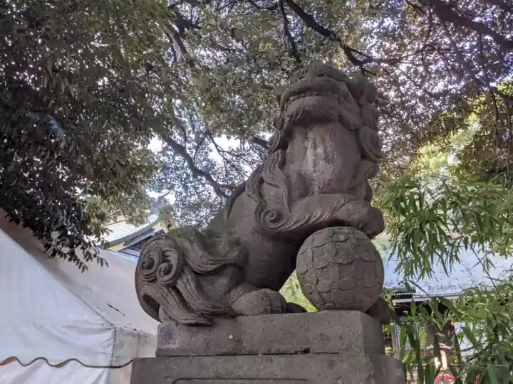 太子堂八幡神社の狛犬