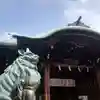 溝旗神社(肇國神社)の狛犬