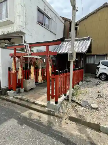 音成大明神の鳥居