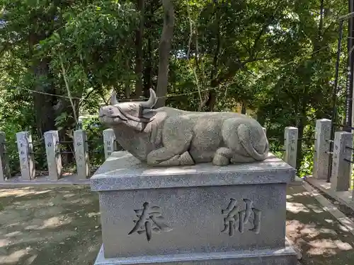 白山神社（二子町）の狛犬