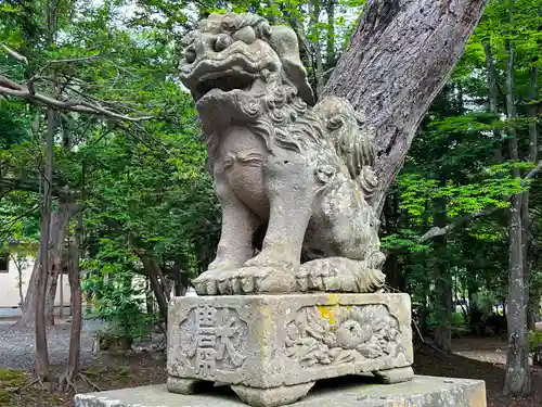 栗沢神社の狛犬