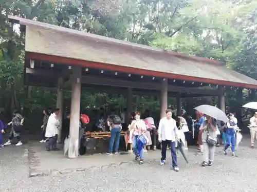 伊勢神宮内宮（皇大神宮）の手水舎