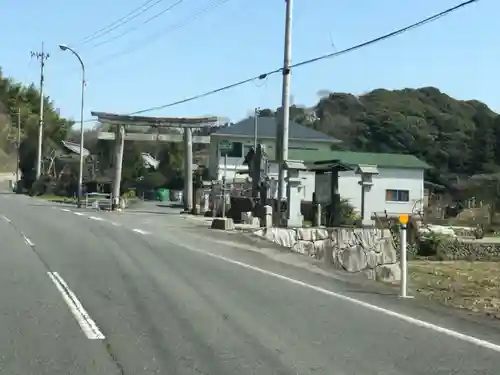 大水上神社の鳥居