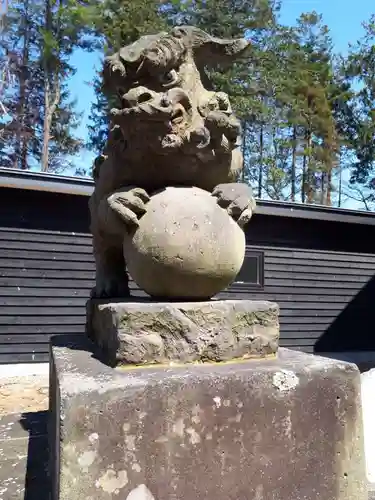 長沼神社の狛犬