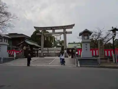 難波大社 生國魂神社の鳥居
