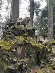 富士山東口本宮 冨士浅間神社の狛犬