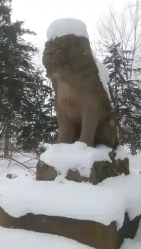 栗沢神社の狛犬