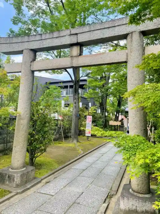 溝口神社の鳥居